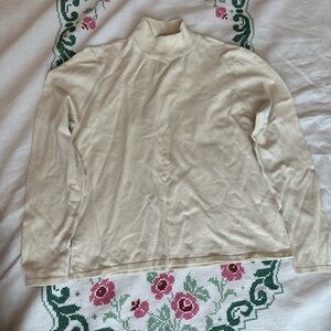 Vintage Pendleton Cream Silk Blend Sweater